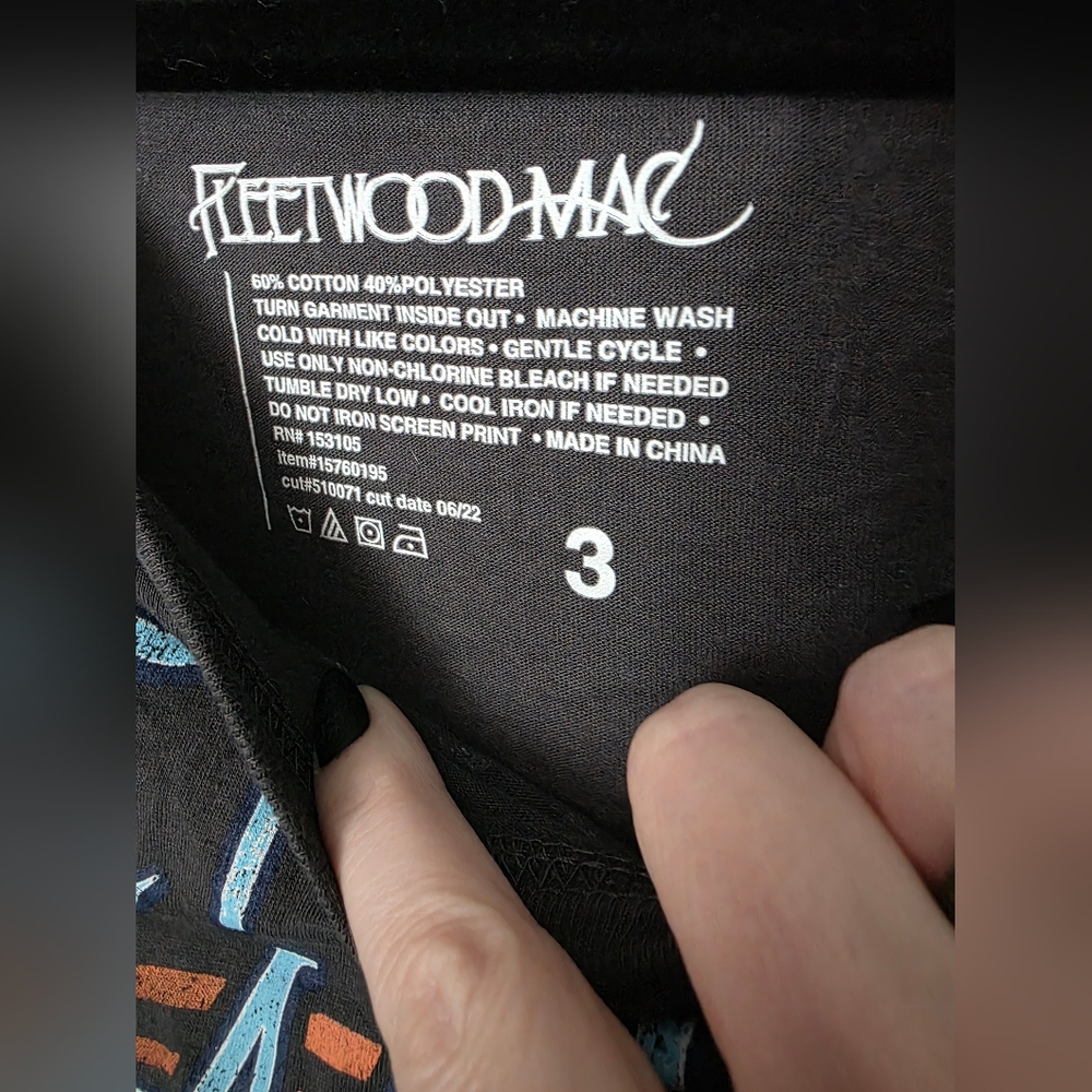 Torrid Black Graphic Tee with Blue and Yellow Accents - Picture 2 of 2